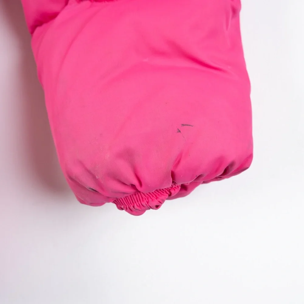 KATE SPADE X Gap Kids girl's neon hot pink puffer jacket size XXL